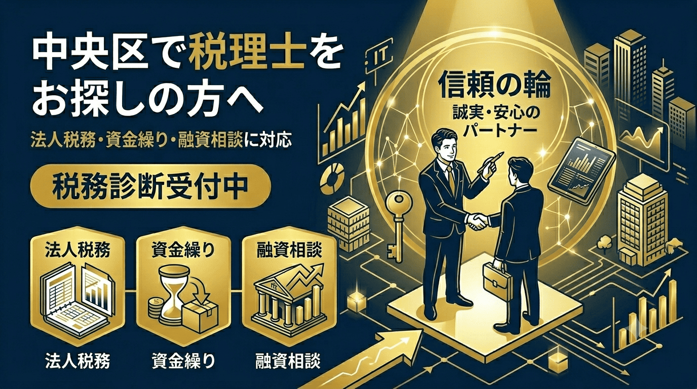 東京都中央区で税理士を選ぶ際のポイント5つ