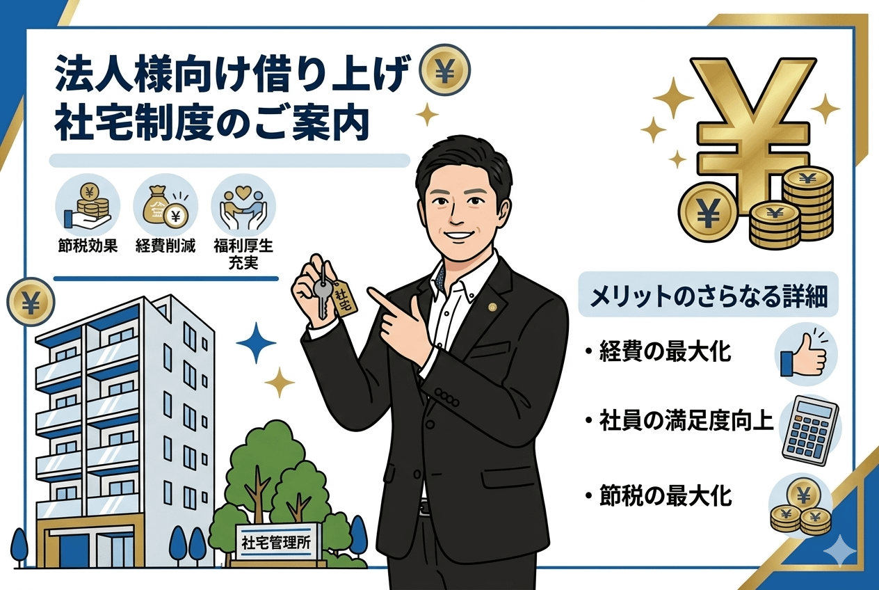 法人社宅の説明をする税理士