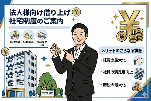 法人社宅の説明をする税理士