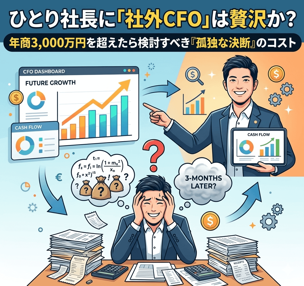 ひとり社長に「社外CFO」は贅沢か?