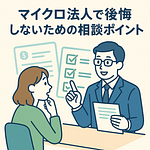 マイクロ法人を設立前に税理士に相談するメリット
