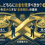 法人と個人、どちらにお金を残すべきか？社長が考えたい現預金最大化の基本