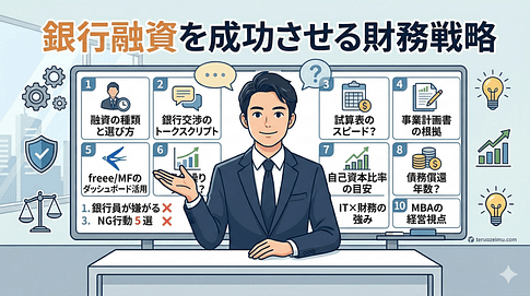 銀行融資を成功させる財務戦略の画像