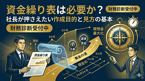資金繰り表は必要か?社長が押さえたい作成目的と見方の基本